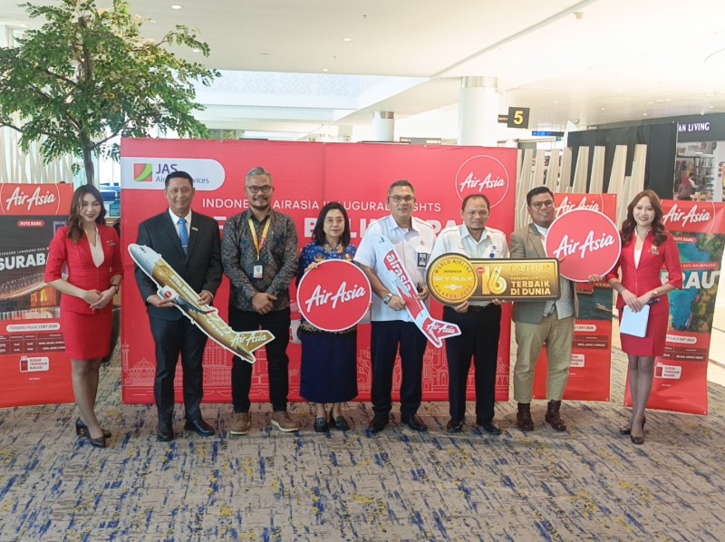 Konektivitas Makin Mudah, AirAsia Resmikan Penerbangan Perdana Surabaya–Tarakan via Balikpapan