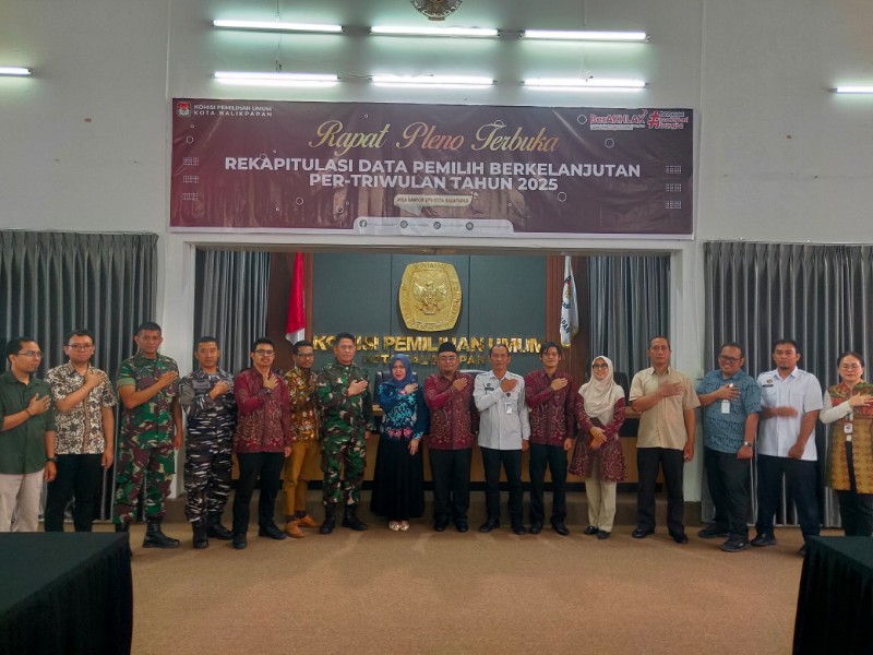 KPU Balikpapan Gelar Pleno Rekapitulasi Data Pemilih Berkelanjutan, Catat 536 Ribu Pemilih di Triwulan III