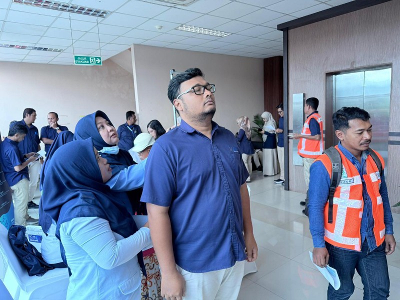 Gandeng BKK Kelas I Balikpapan, PT KKT Perkuat Kesiapsiagaan Kesehatan melalui Simulasi Table Top Exercise