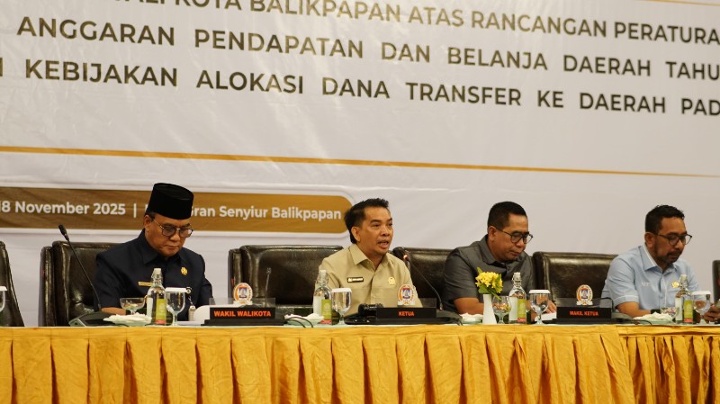 DPRD Balikpapan Bahas Perubahan Raperda APBD 2026 Akibat Penyesuaian Dana TKD