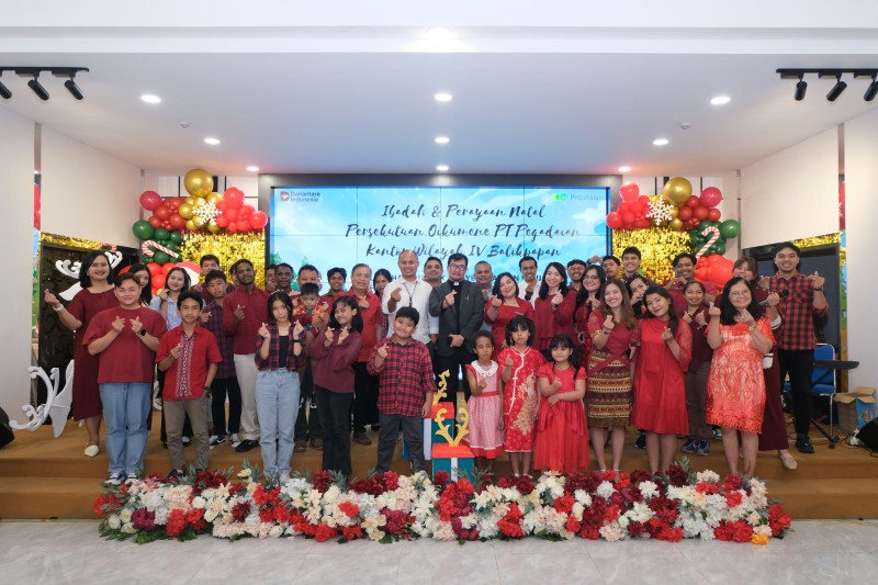 Perayaan Natal Pegadaian Kanwil IV Balikpapan: Kehadiran Bermakna untuk Dampak Positif Perusahaan